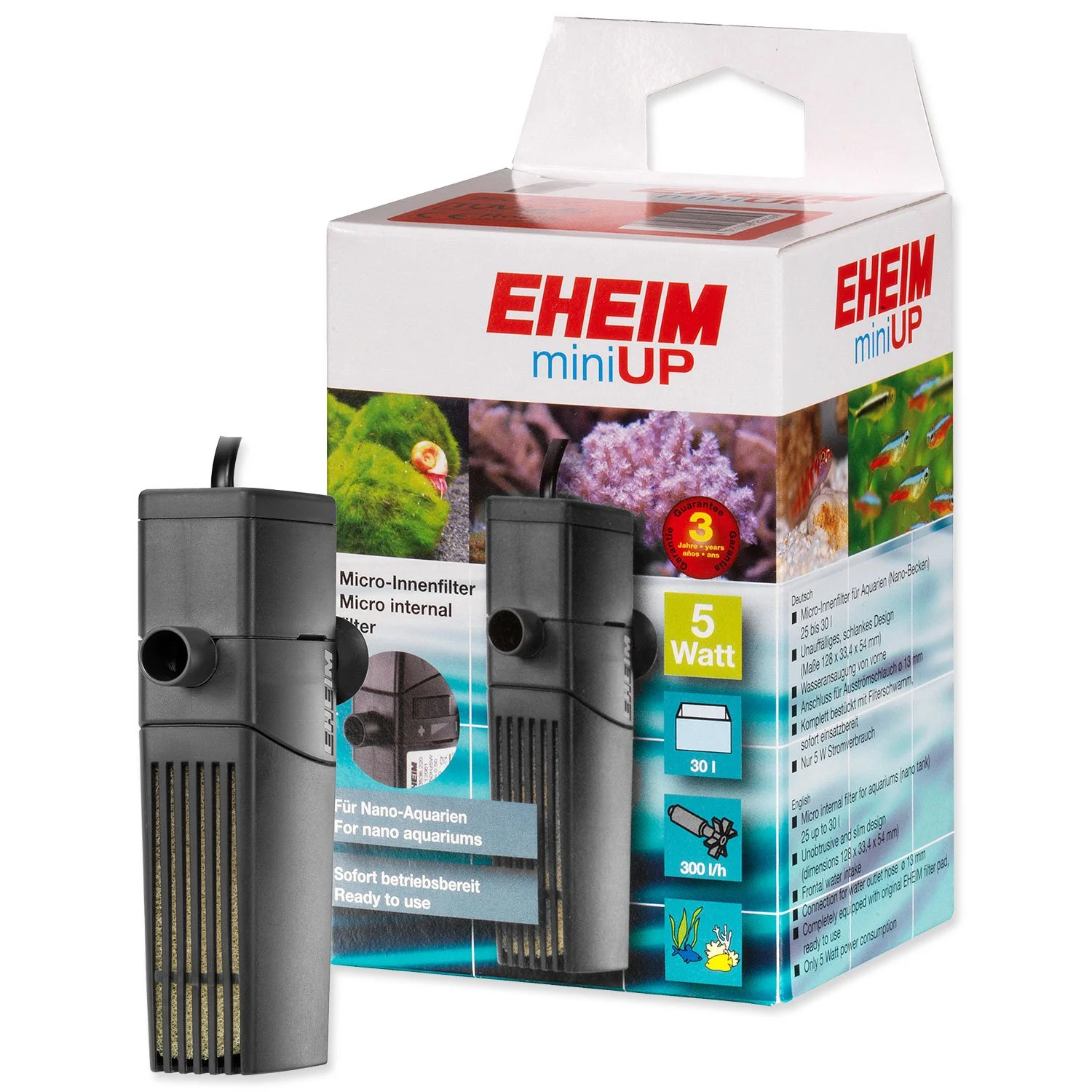 Filter Eheim MiniUP vnútorný, 300l/h
