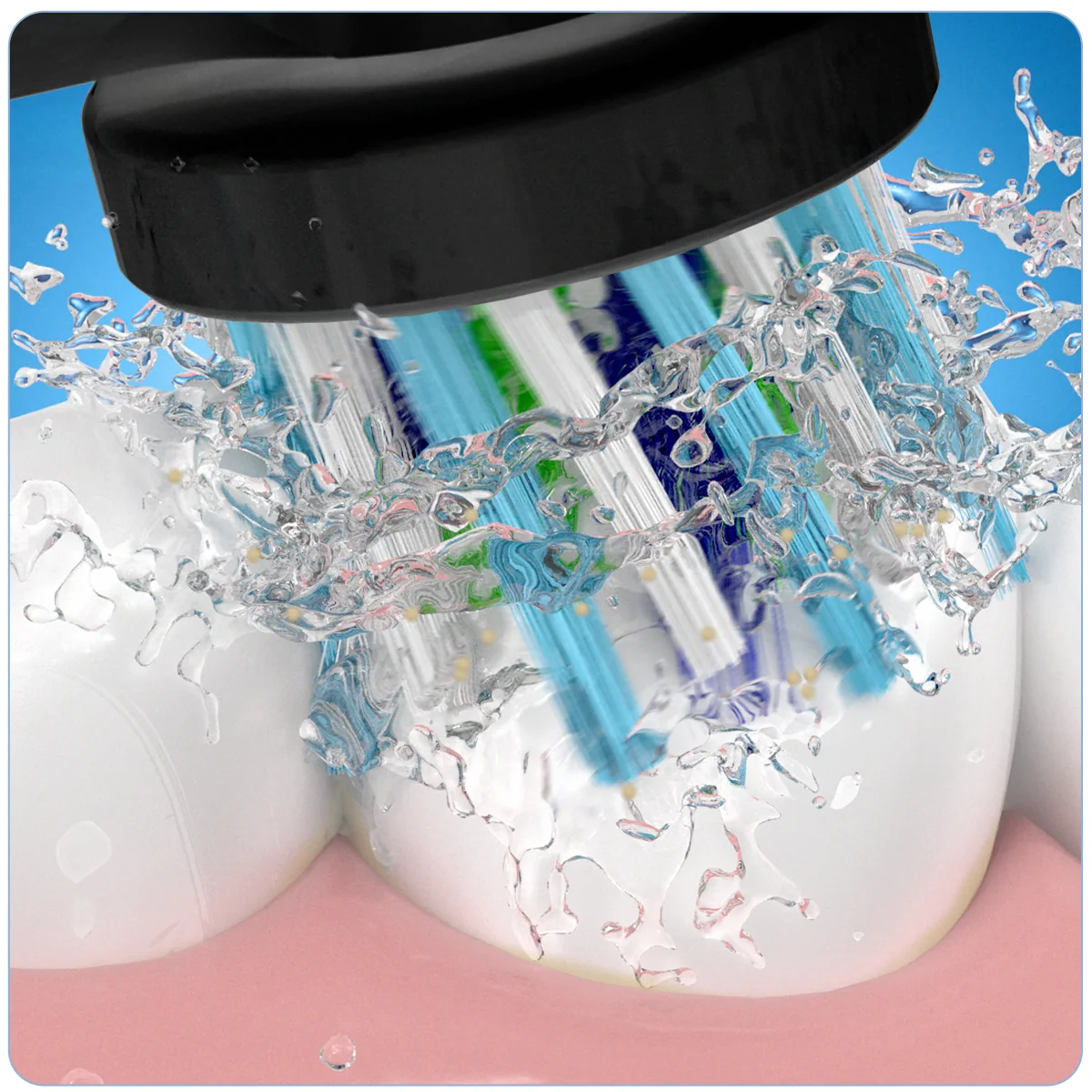 Oral B Elektrická kefka Smart 4 500 Black 1×1 ks, elektrická zubná kefka