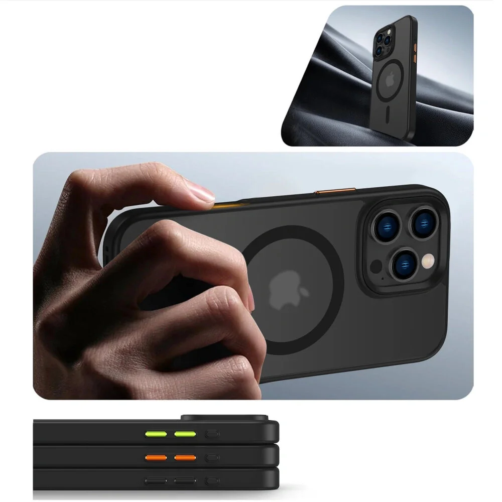 Tech-Protect Magmat XT 3-Set MagSafe kryt na iPhone 16 Pro Max, čierny