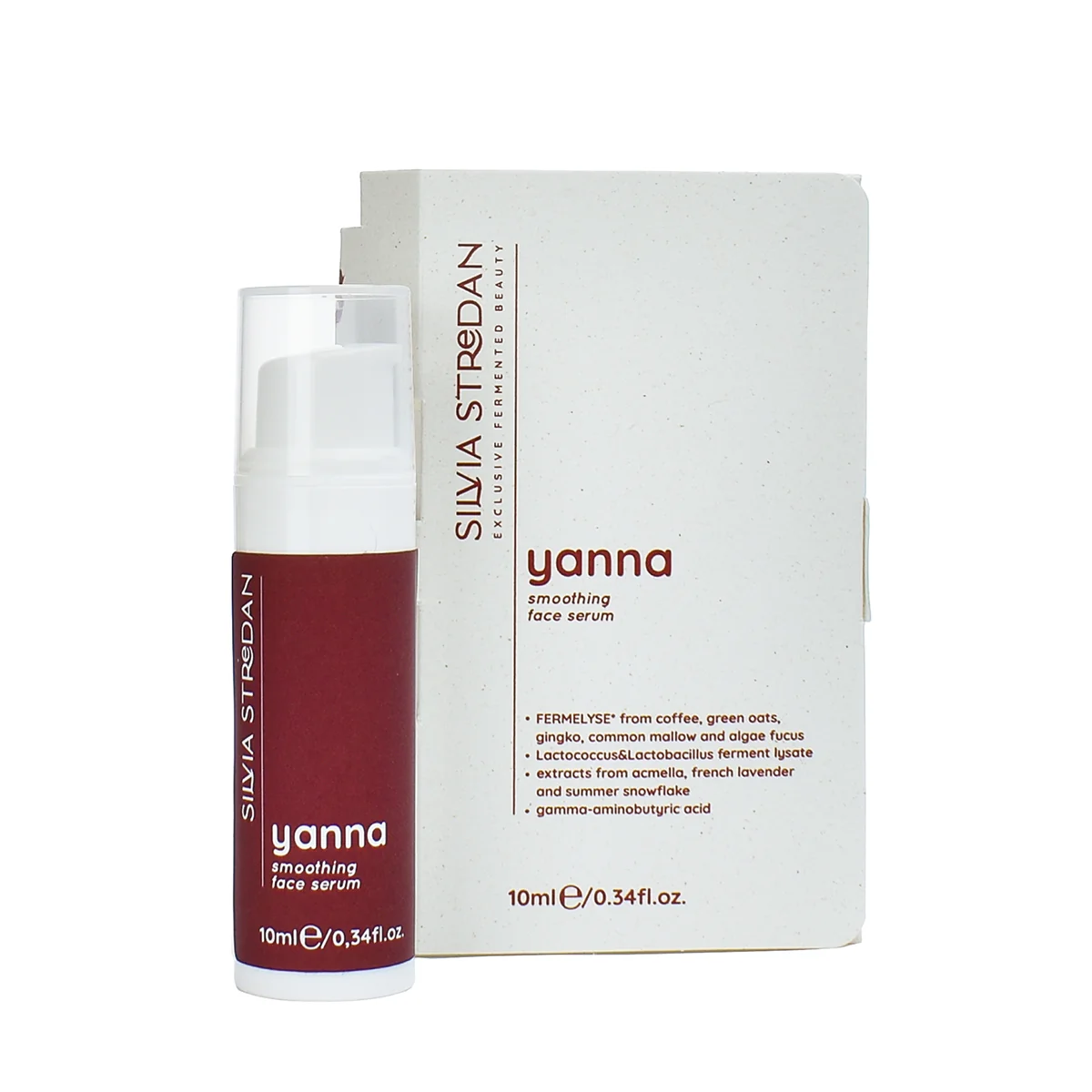 YANNA, vyhladzujúce sérum, cestovné balenie, 10 ml - exkluzívna beauty-fermentovaná kozmetika, slovenský výrobok