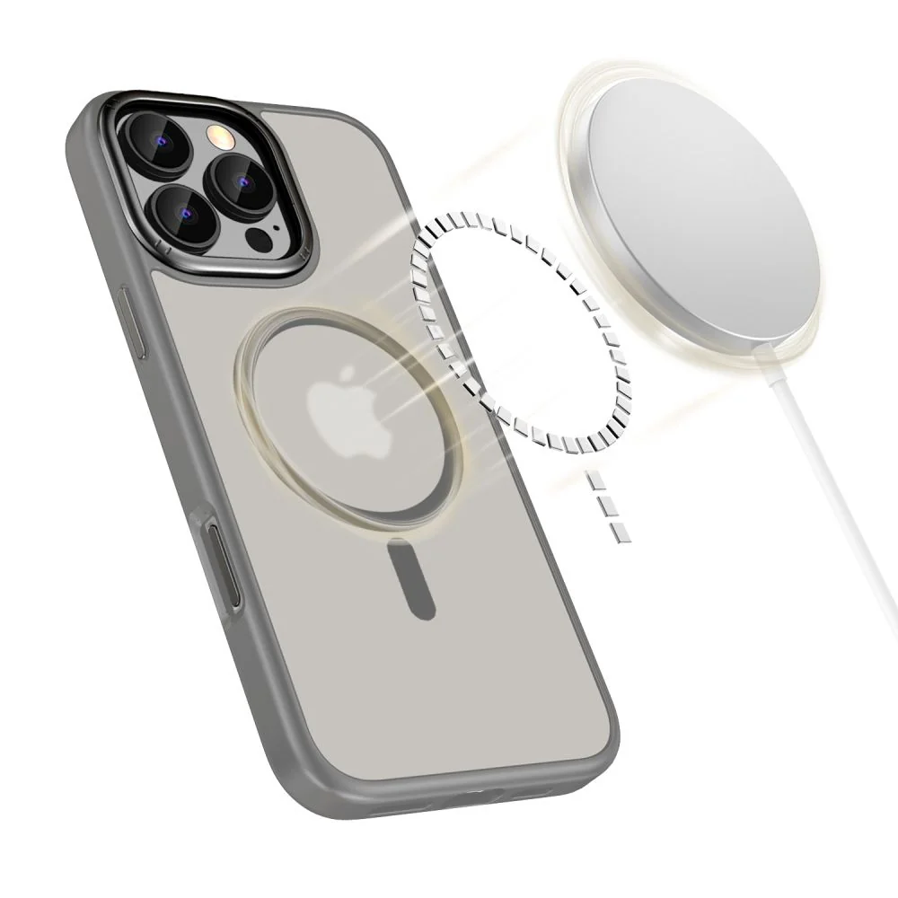 Tech-Protect Magedge MagSafe kryt na iPhone 16 Pro, šedý