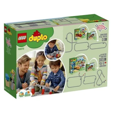 LEGO® DUPLO 10872 Doplnky k vláčiku – most a kolaje 1×1 ks, lego stavebnica