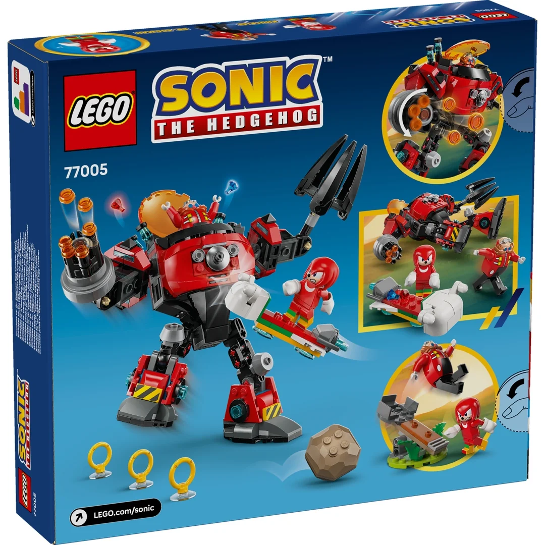 LEGO® Sonic the Hedgehog™ 77005 Knuckles vs. Dr. Eggman: Robotický oblek Egg Crusher