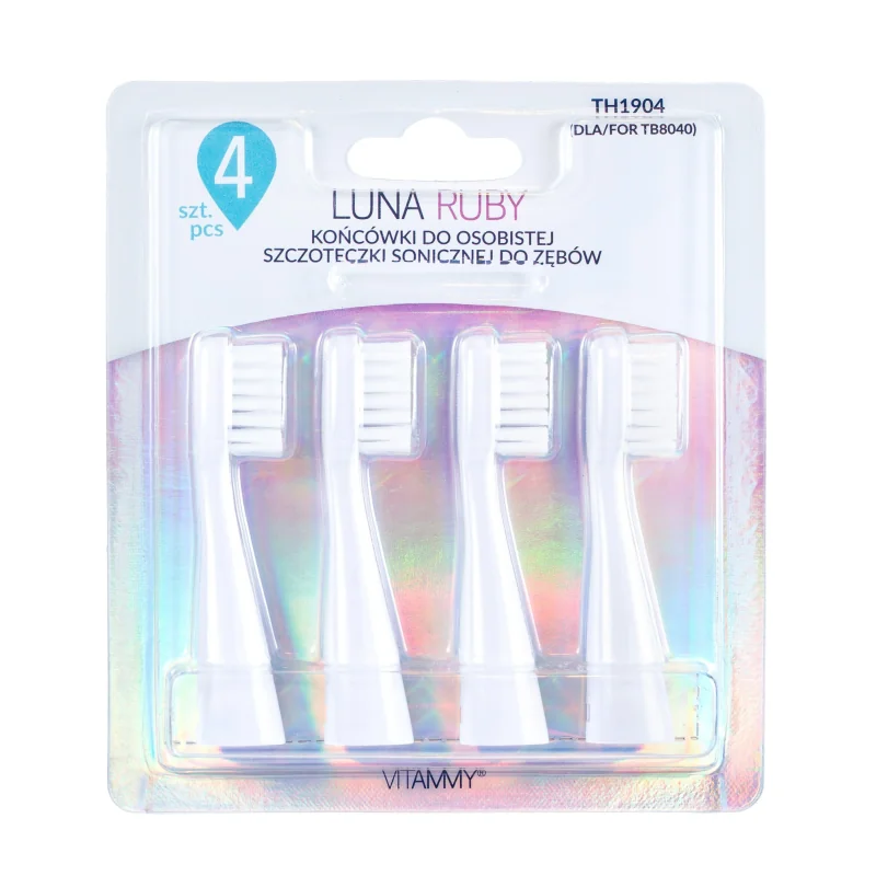 VITAMMY LUNA/RUBY náhradné hlavice na sonickú kefku, 4 ks