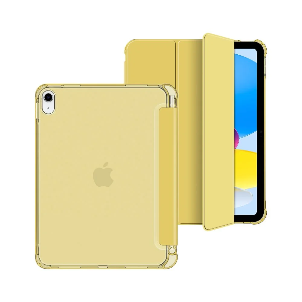 Tech-Protect SC Pen Hybrid puzdro na iPad 10.9'' 10gen 2022, žlté/priesvitné svitné