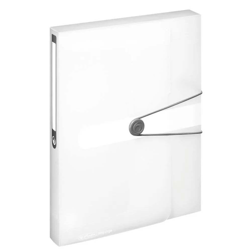 Plastový box s gumičkou Herlitz A4 PP číra-Herlitz