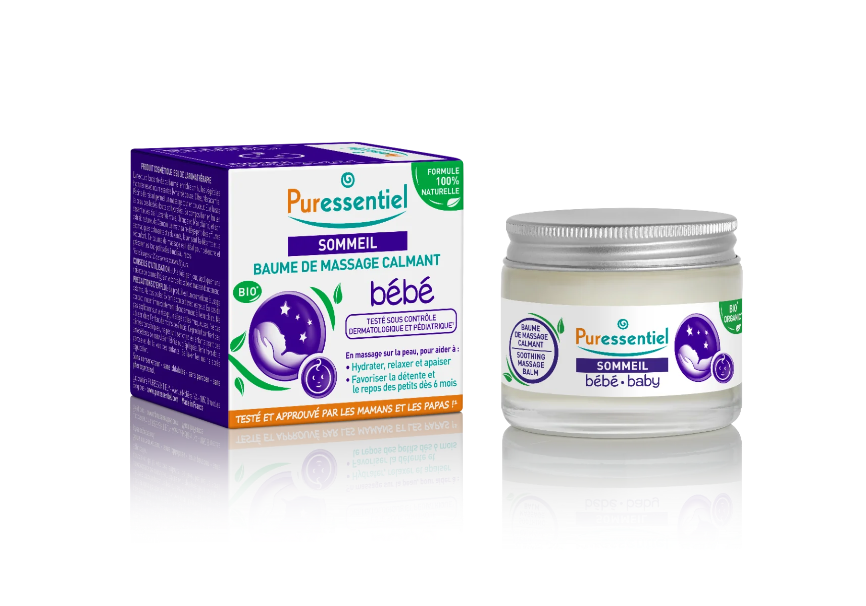 PURESSENTIEL  Relaxačný masážny  Balzam pre deti- 30 ml SK 1×30 ml, masážny balzam