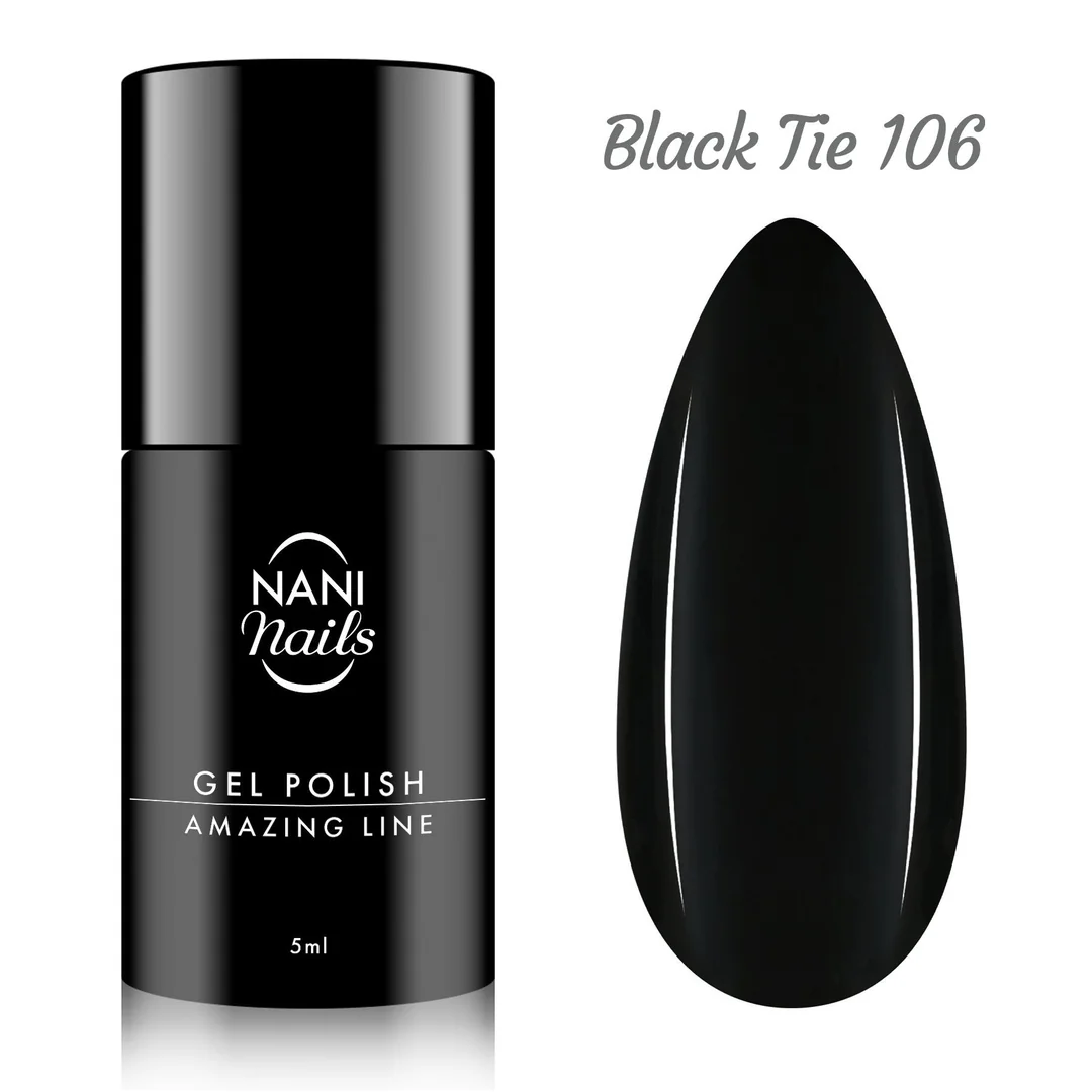 Gél lak Amazing Line – Black Tie 5 ml, UV/LED gél lak