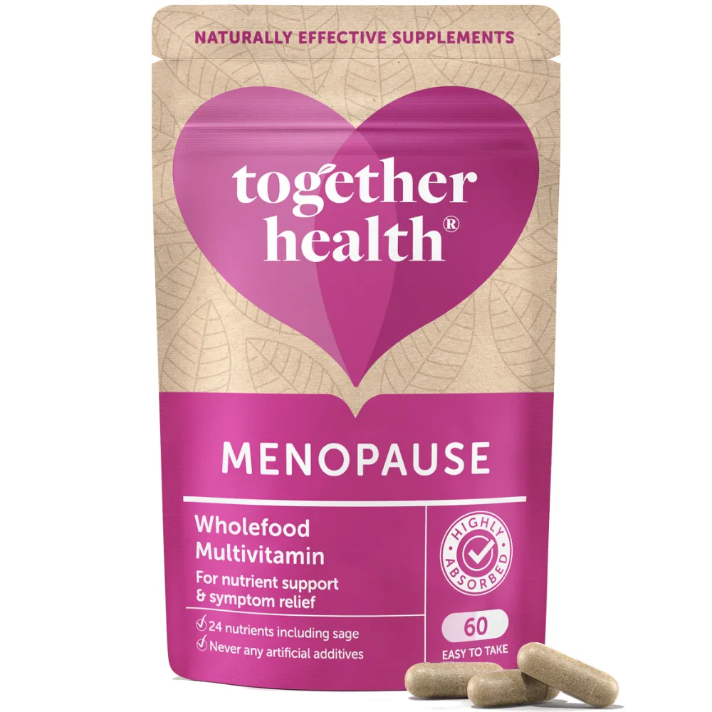 Together Health Menopause Multi - Vysokovstrebateľné vitamíny a minerály pre ženy v menopauze, 60 kapsúl