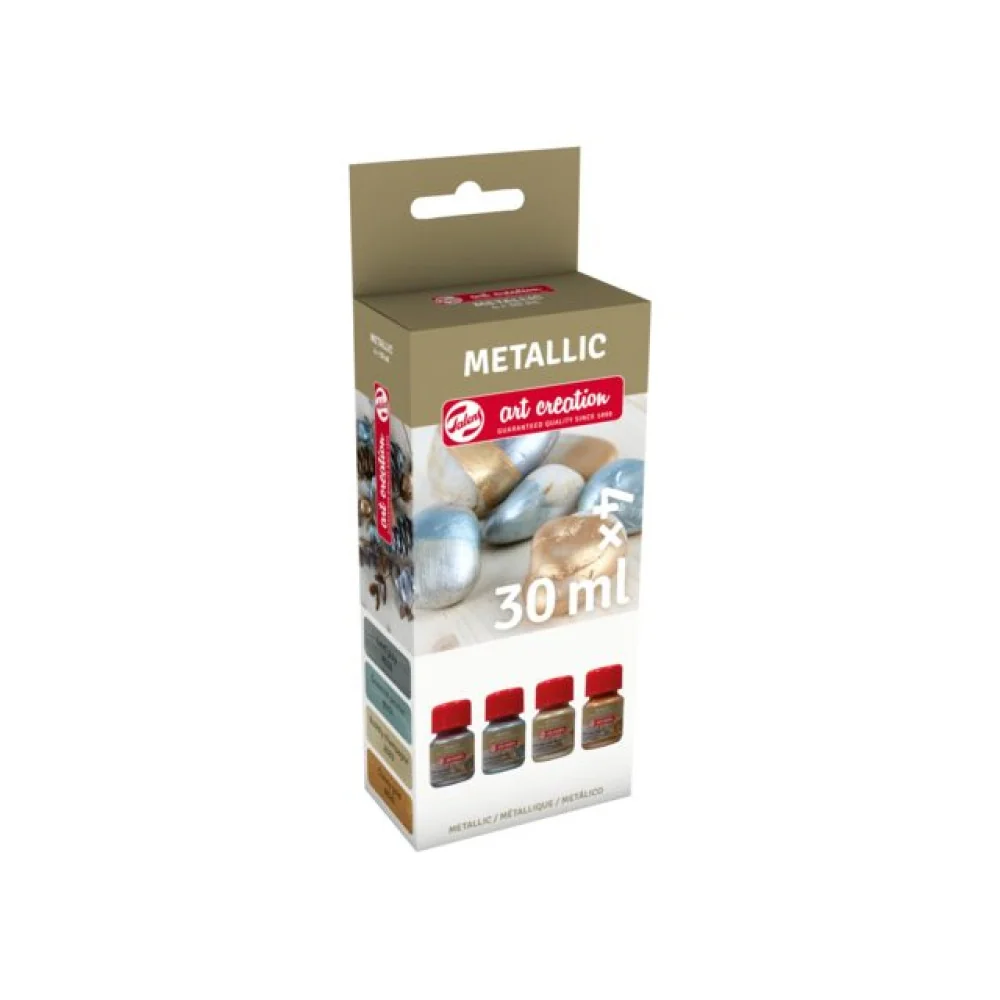 TALENS Art Creation metalické farby sada 4x30 ml
