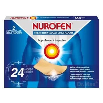 NUROFEN 200 mg liečivá náplasť 1×2 ks, s ibuprofénom