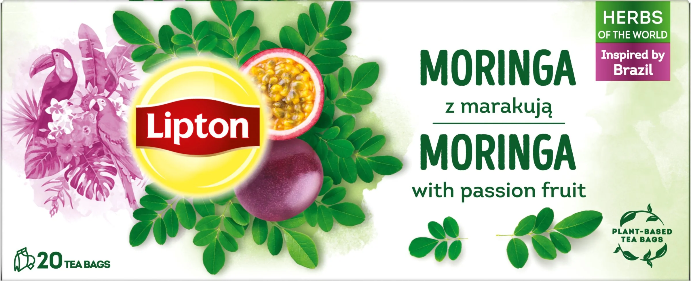 Lipton Moringa with Passion fruit 1g 20 ks