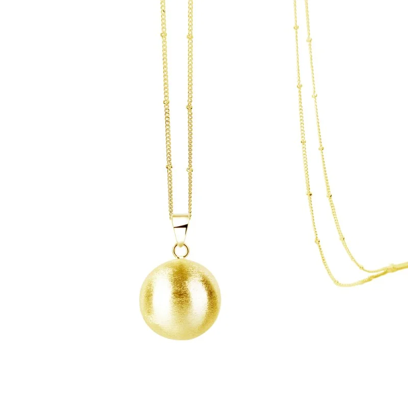 Bola tehotenská rolnička PURE ELEGANCE Gold