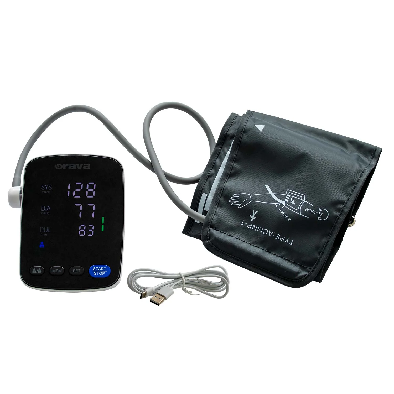 Automatický tlakomer s LCD displejom