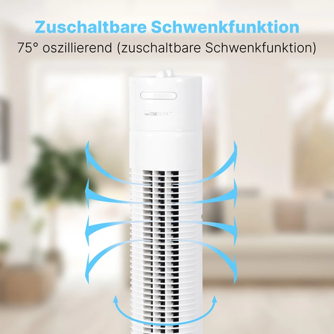 Clatronic TVL 3770 stĺpový ventilátor biely
