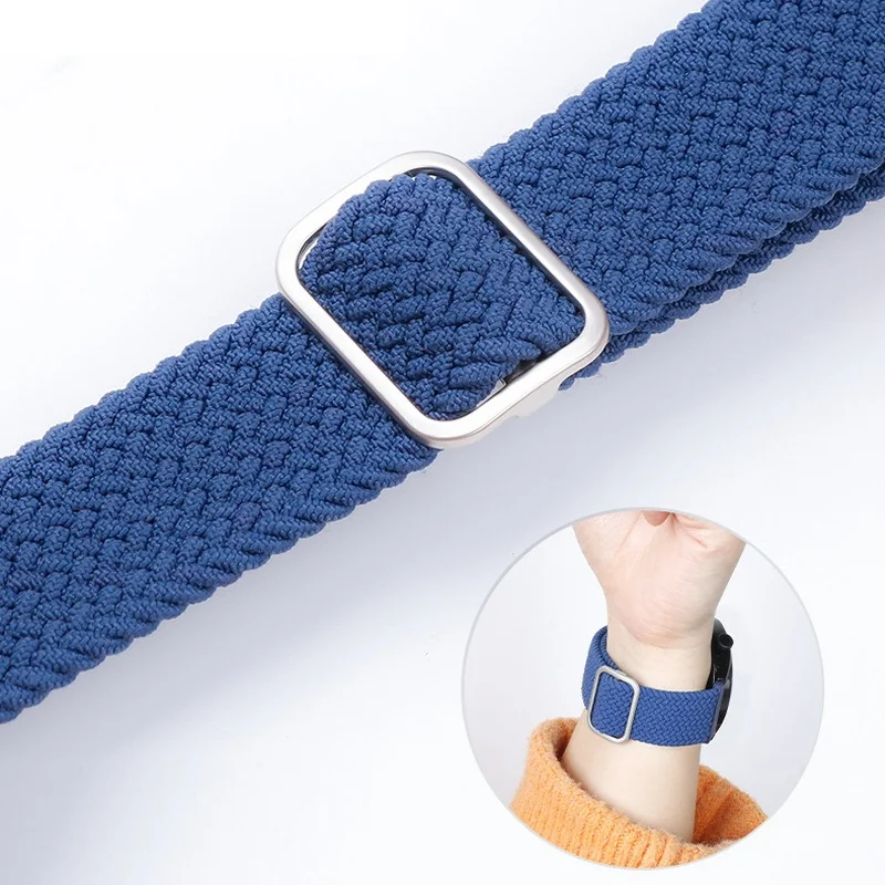 BStrap Elastic Nylon remienok na Xiaomi Watch S1 Active lavender
