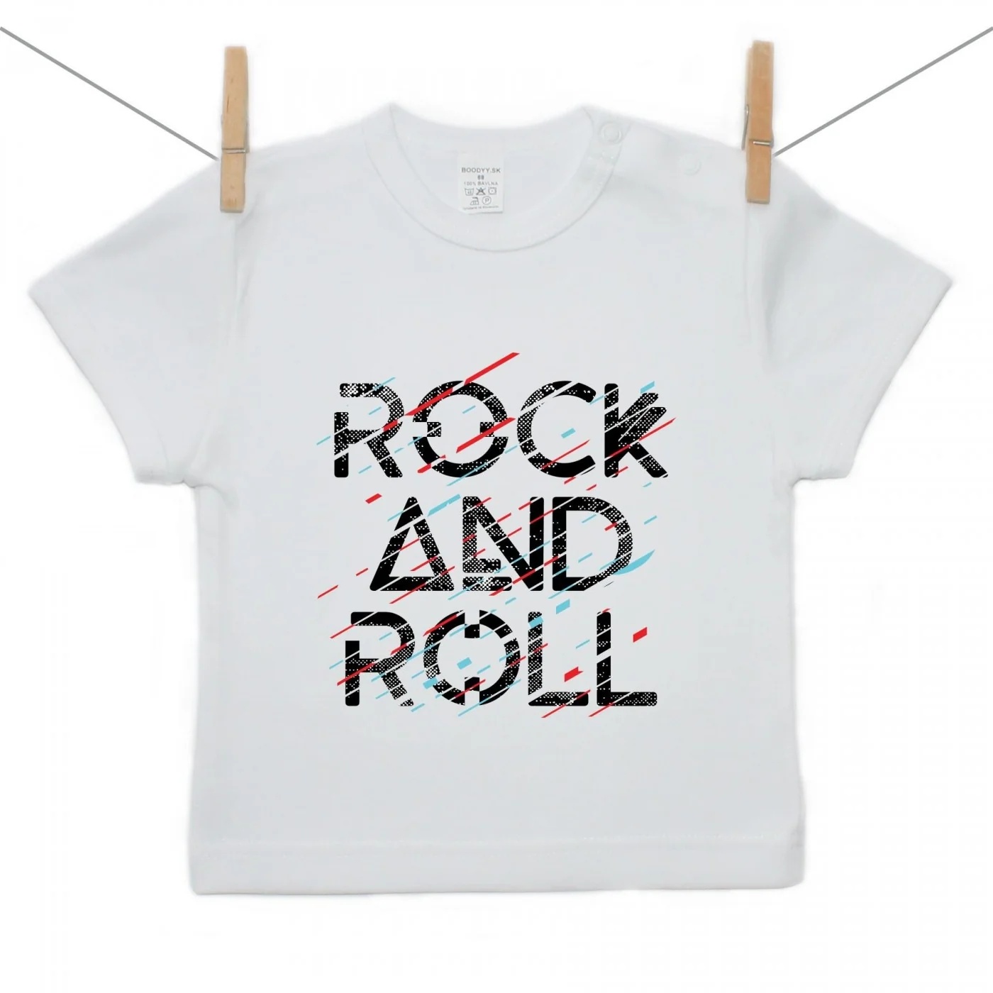 Boodyy Tričko s krátkym rukávom Rock and roll Veľkosť: 68
