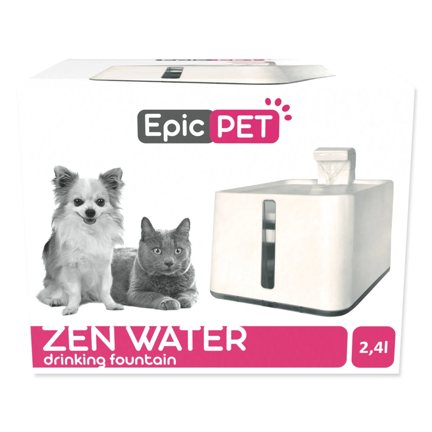 Fontána Epic Pet ZEN automatická biela 2,4l