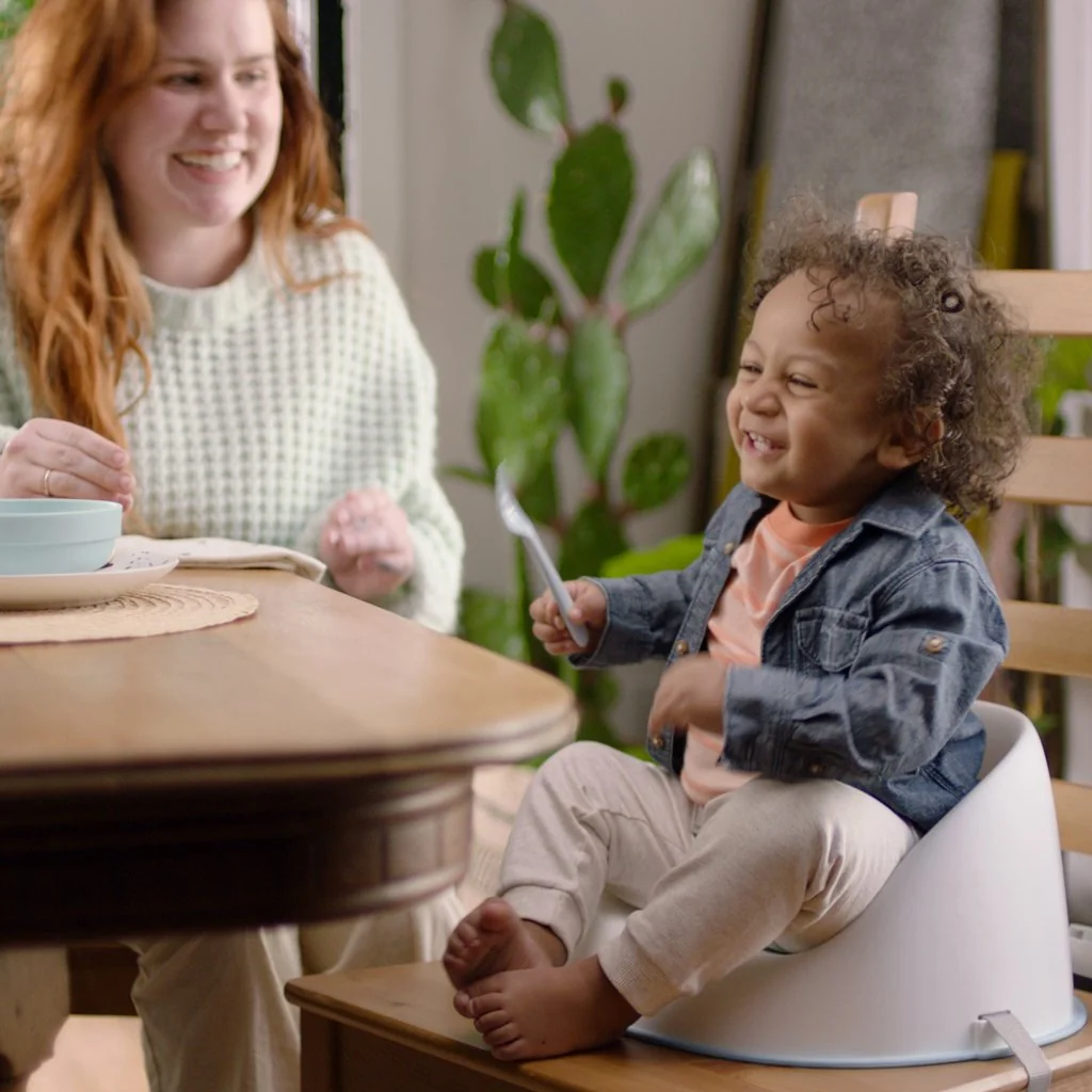 Jedálenská stolička na stoličku Simplicity Seat™ Grey 6m+, do 15kg