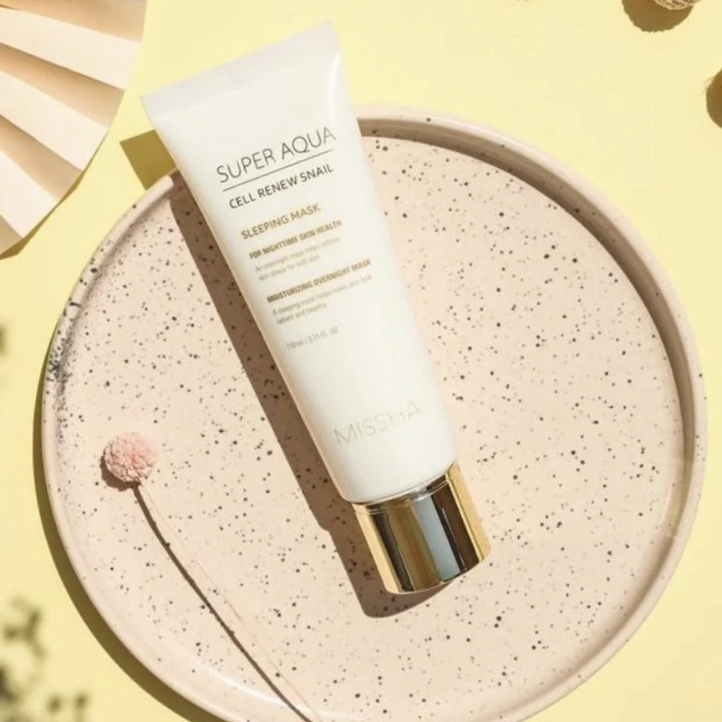 Missha Super Aqua Cell Renew Snail Sleeping Mask nočná hydratačná maska 110 ml