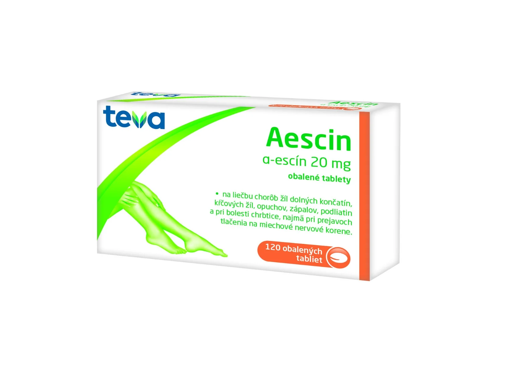 AESCIN, 20 mg 120tbl. 1×120 tbl, liek pre dospelých
