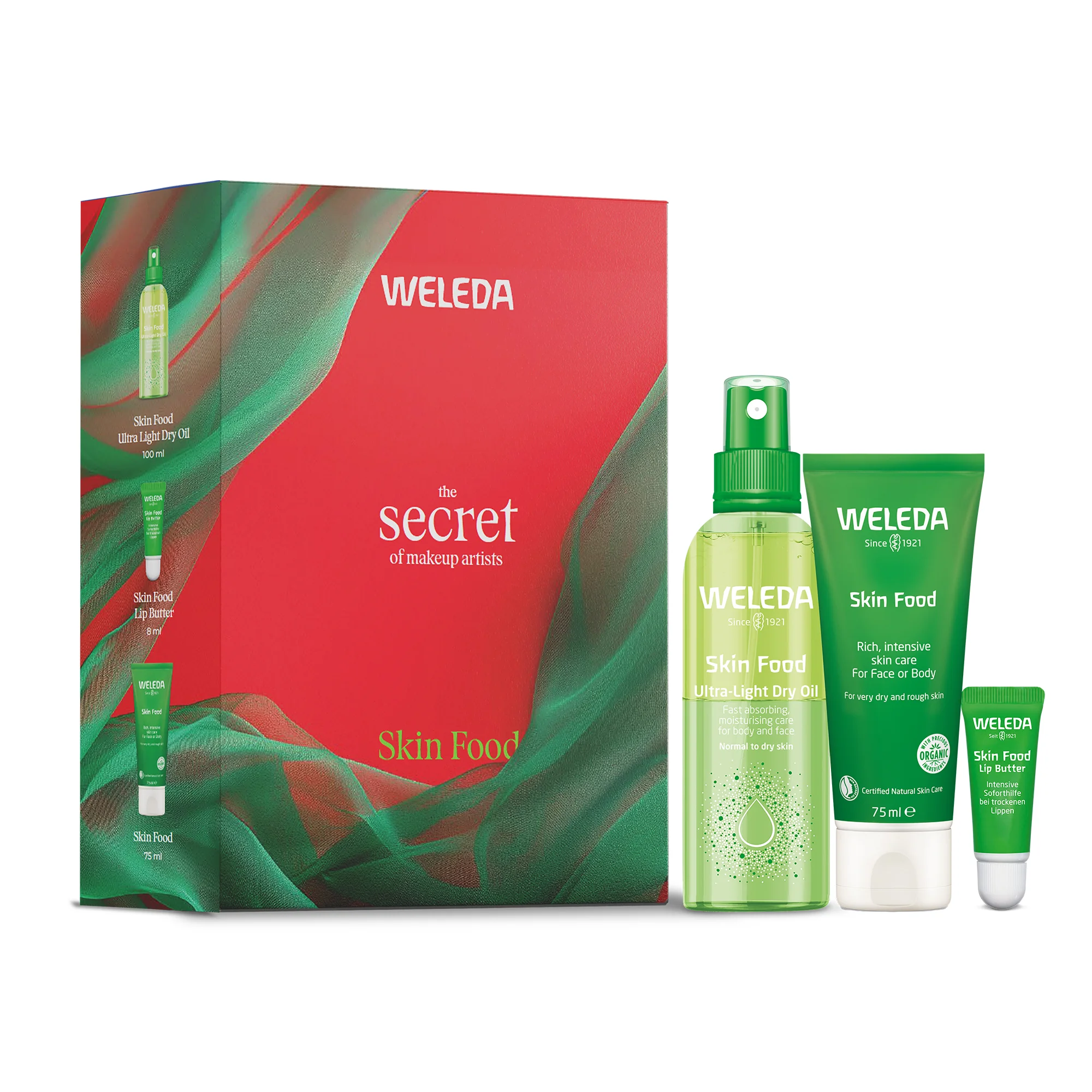 WELEDA Skin Food secret make-up set 1×1 set, darčekové balenie