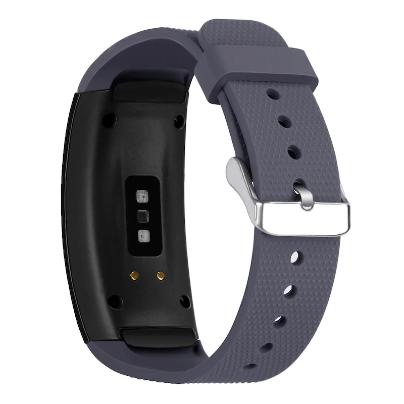 BStrap Silicone Land remienok na Samsung Gear Fit 2 purple gray