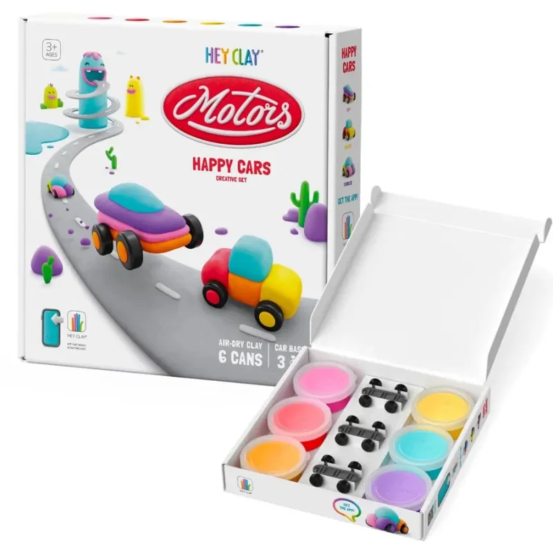 HEY CLAY Eco Cars modelovacia hmota – Autá