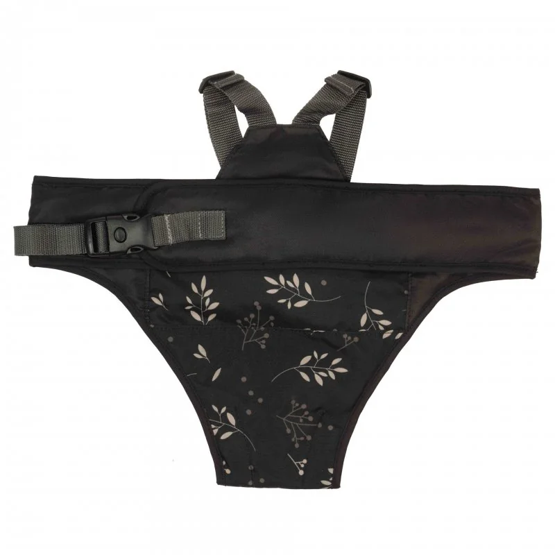 Dooky prenosná textilná stolička Travel Chair Romantic Leaves Black