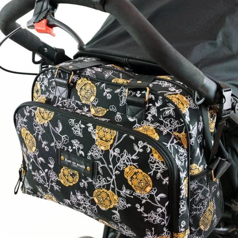 Baby on Board prebaľovacia taška Simply Skull Look