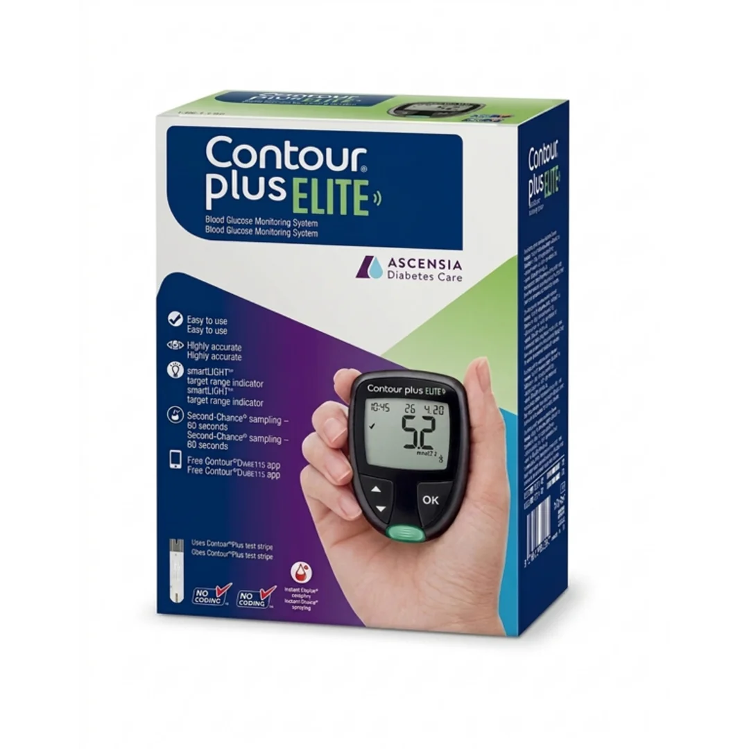 CONTOUR Plus Elite glukomer s príslušenstvom
