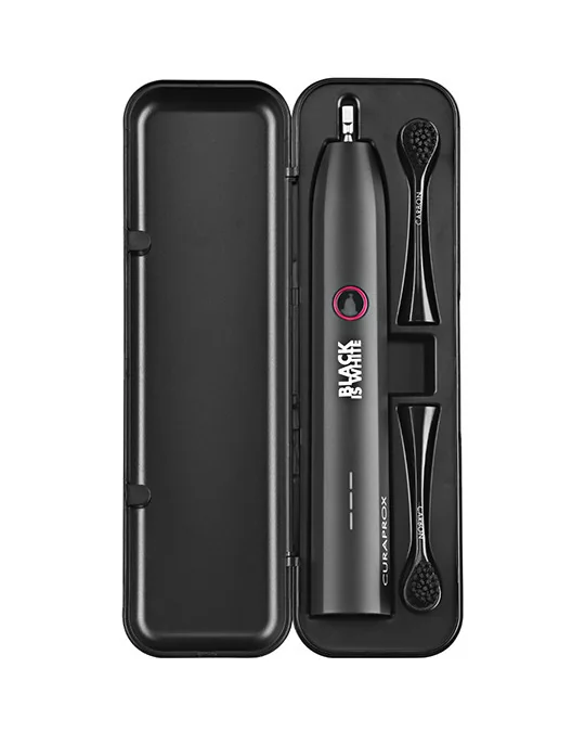 CURAPROX HYDROSONIC BLACK IS WHITE hydrosonická zubná kefka 1 ks