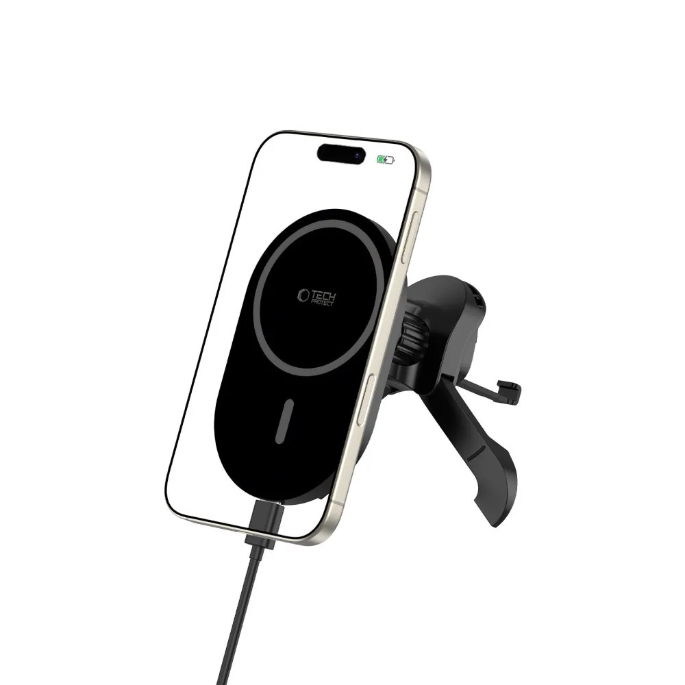 Tech-Protect V6 MagSafe Stable Vent držiak na mobil do auta 15W, čierny y