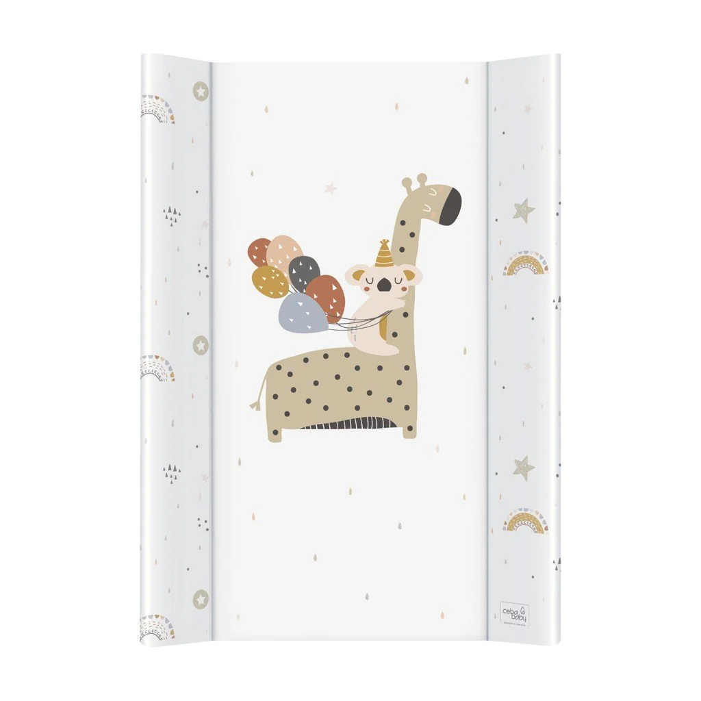 Podložka prebaľovacia 2-hranná s pevnou doskou (50x80) Comfort Giraffe