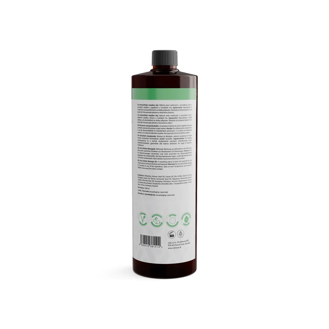 CellaBella Algae masážny olej - velvesa® 1000ml