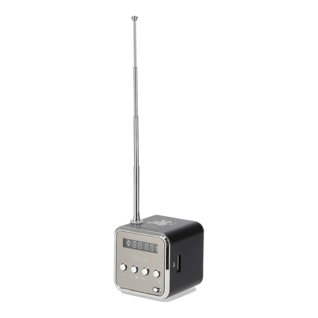 Prenosné rádio s Bluetooth a reproduktorom – nabíjateľné, s displejom