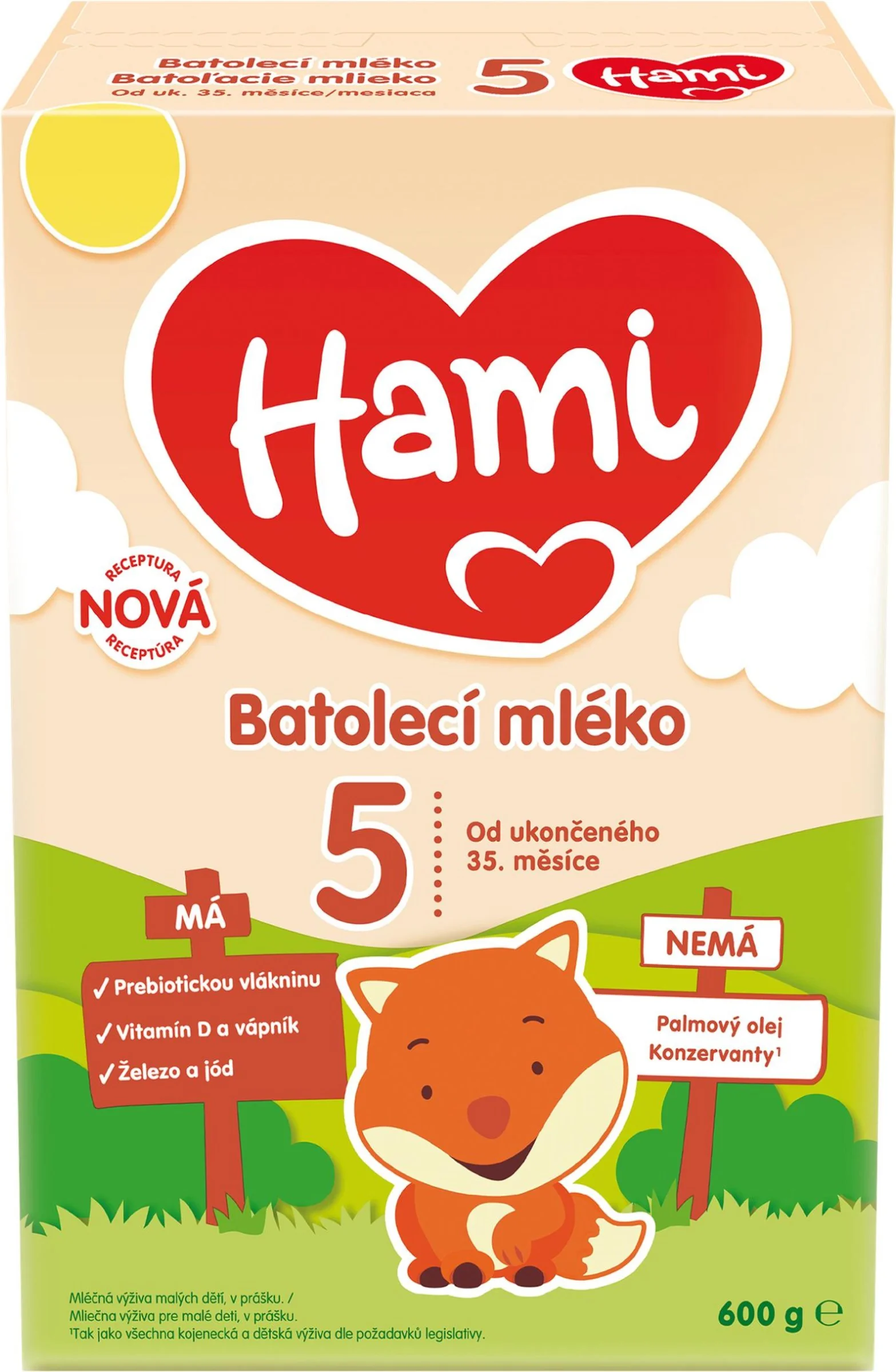 HAMI 5 600 G 1×600 g, mliečna výživa