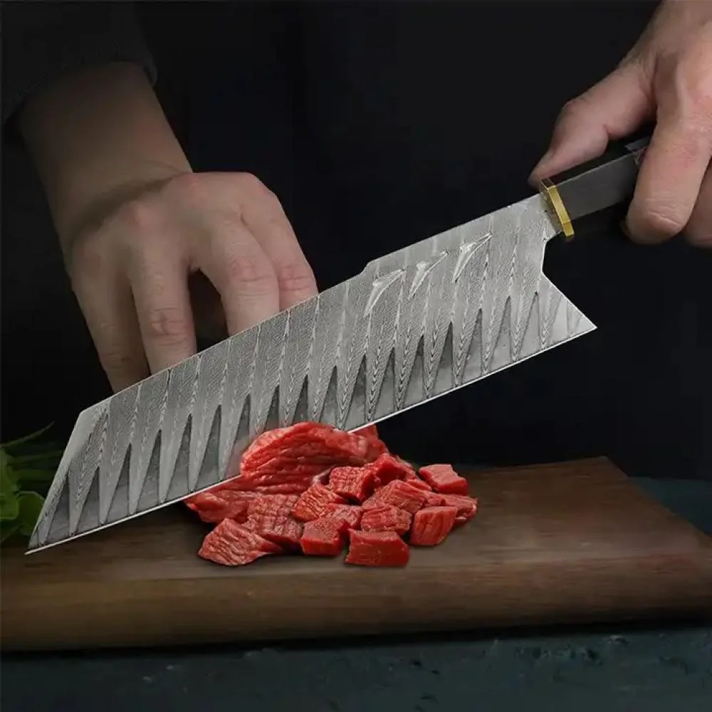 Damaškový kuchynský nôž 1ks, 32,7cm, 150g