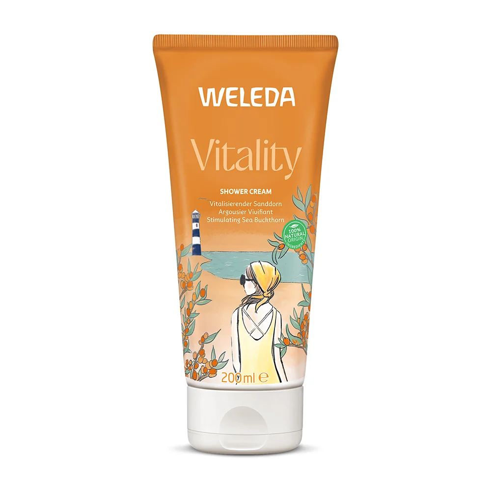 WELEDA VITALITY Rakytníkový sprchovací krém 200 ml