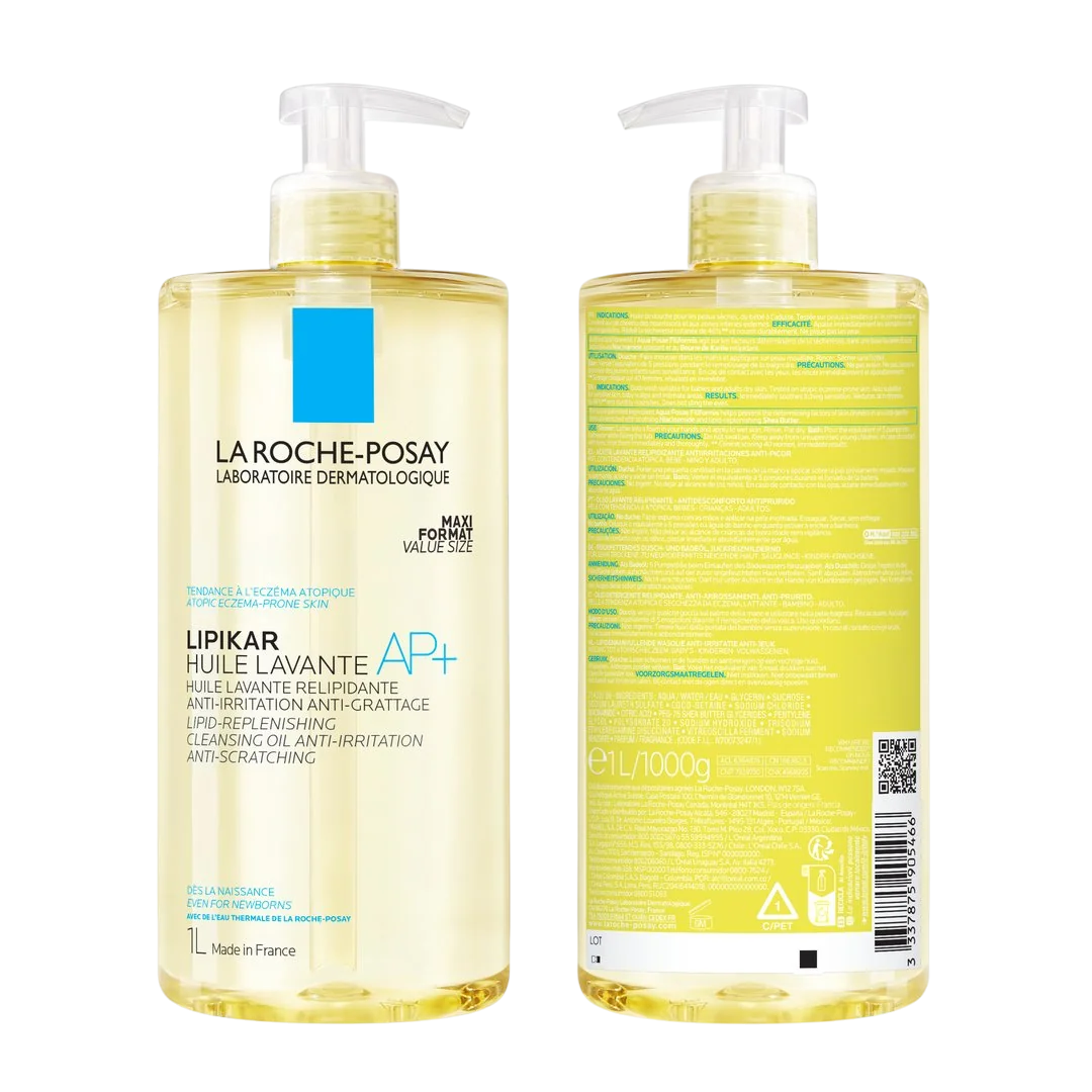 La Roche-Posay Lipikar Olej AP+ 1×1000 ml, relipidačný olej