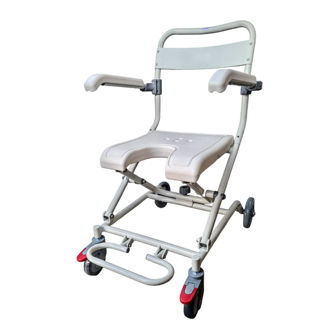 Stolička mobilná do sprchy FS 7962L Farba: biela