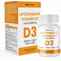 MOVit Lipozomálny Vitamín D3 Forte 2000 IU, 60 veg. cps.