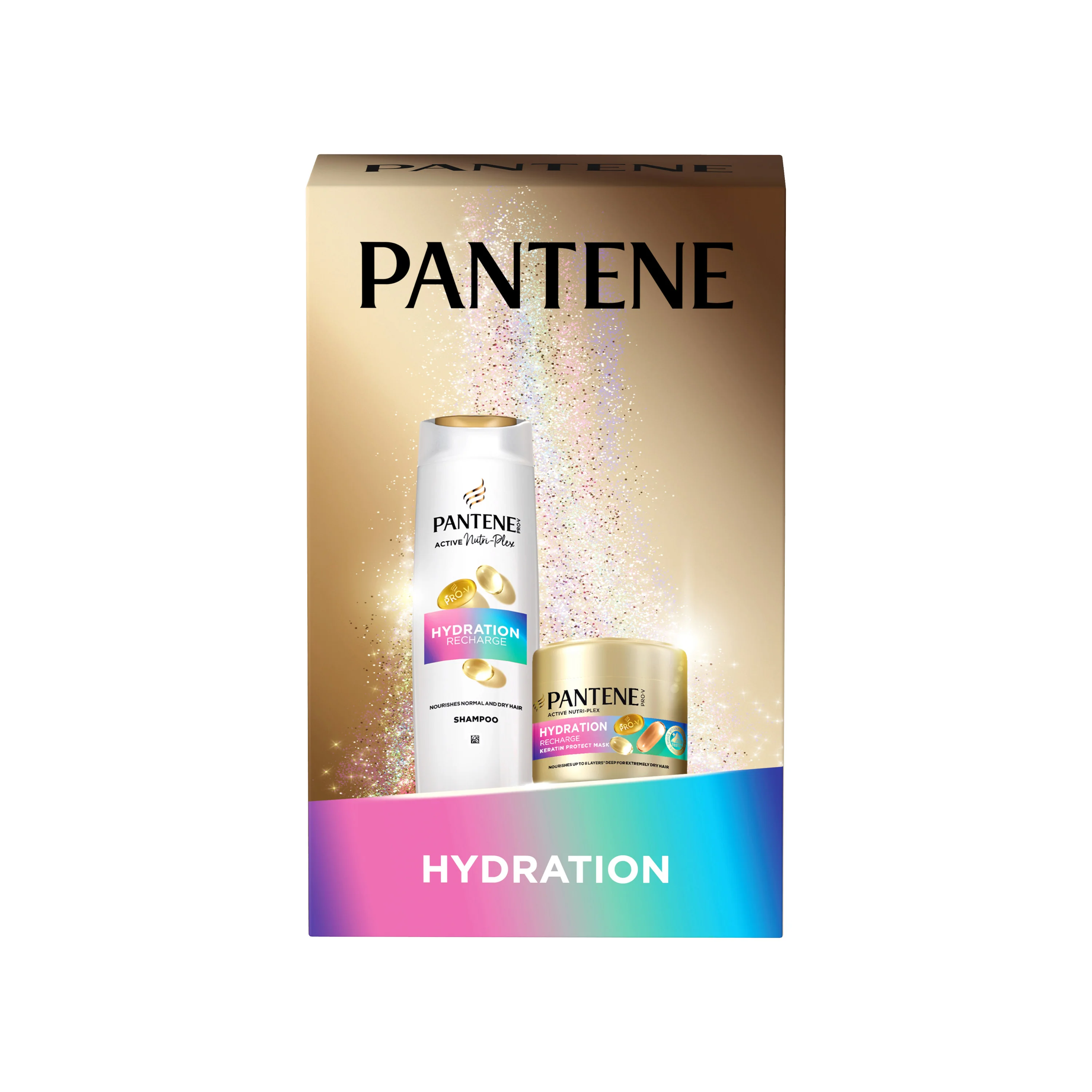 Pantene Pro-V darčeková sada Hydration Recharge: šampón a maska Keratin Protect 1 set