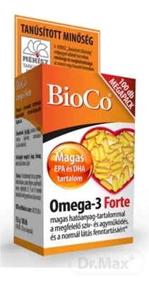 BioCo Omega-3 Forte MEGAPACK 1×100 cps, výživový doplnok