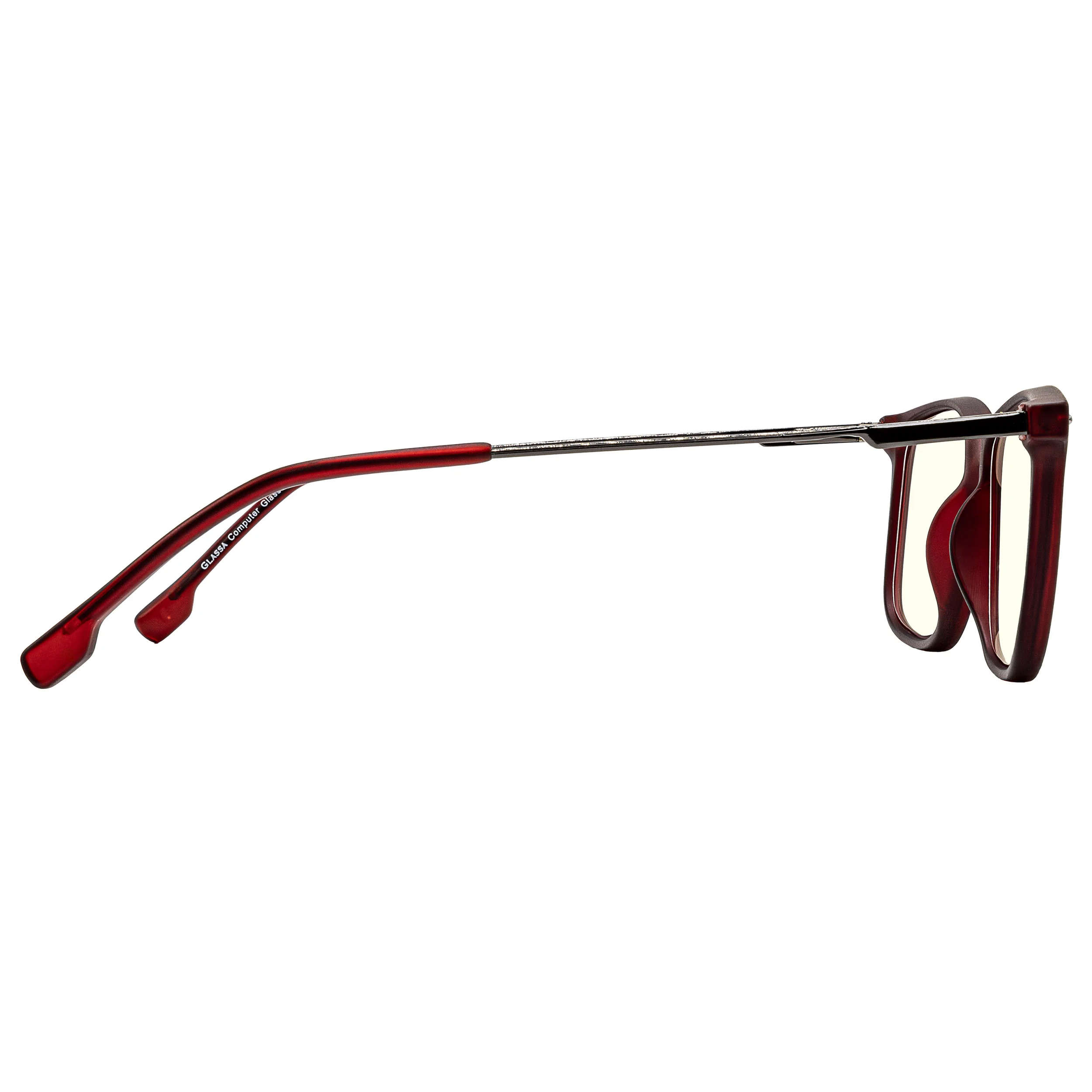 Okuliare na Počítač PCG020 červeno/strieborný kovový rám +0,5