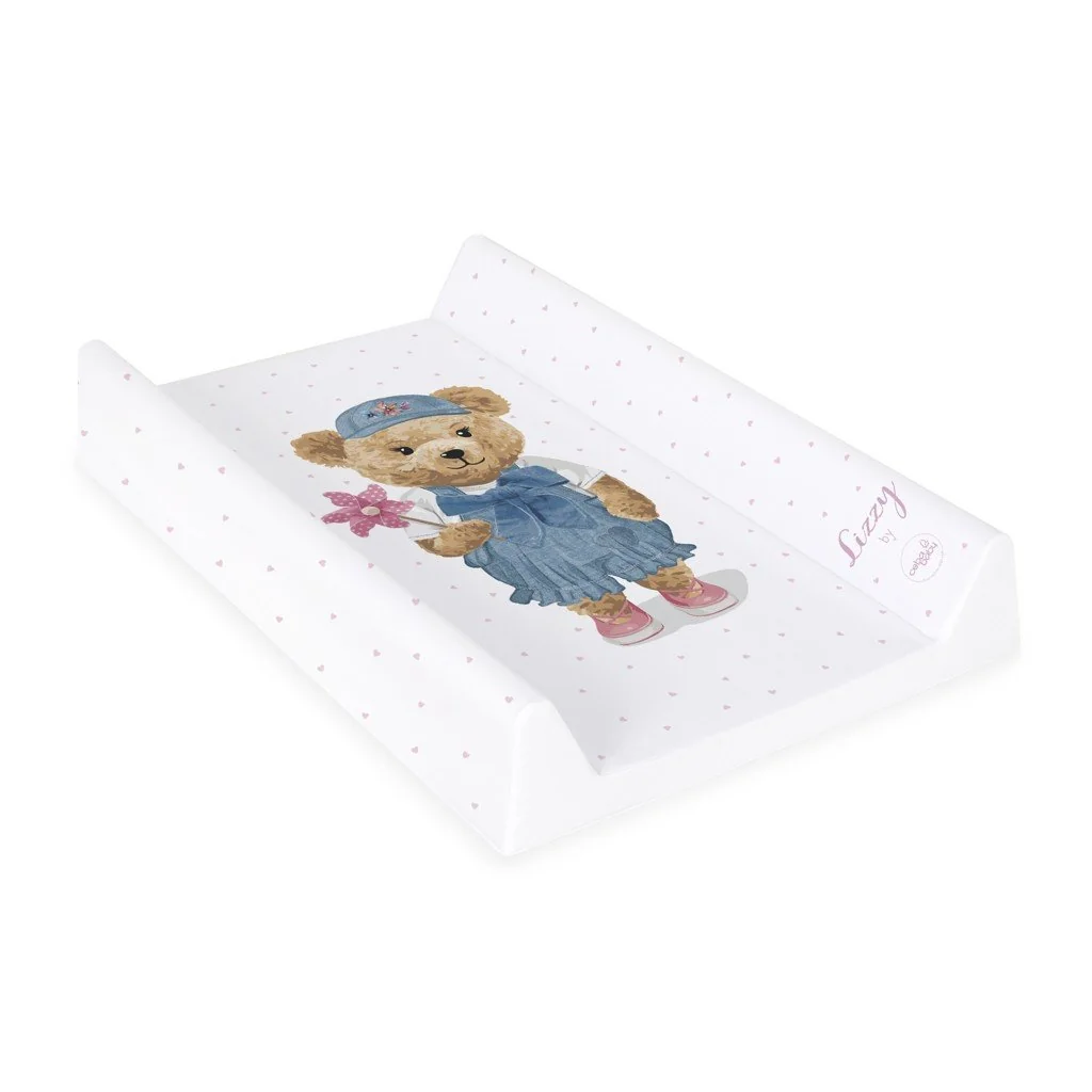 Podložka prebaľovacia 2-hranná s pevnou doskou (50x70) Comfort Fluffy Puffy Lizzy