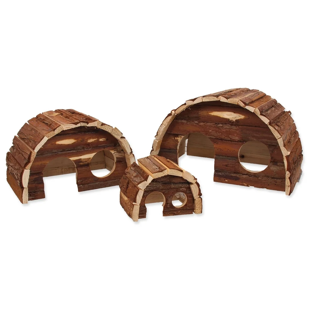 Domček Small Animals Hobit drevený 15x10x9cm