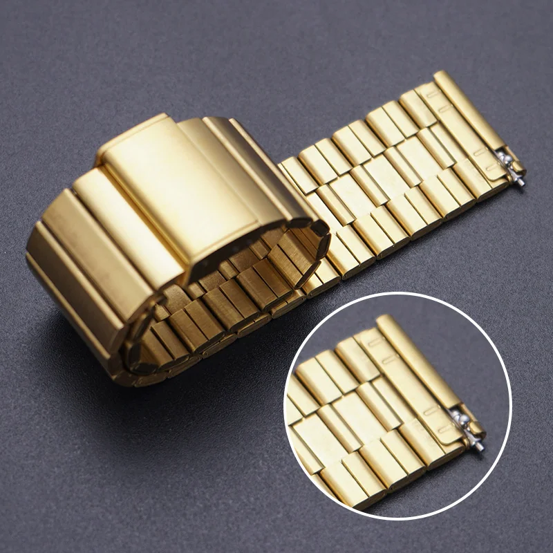 BStrap Steel remienok na Xiaomi Haylou Solar LS05 gold