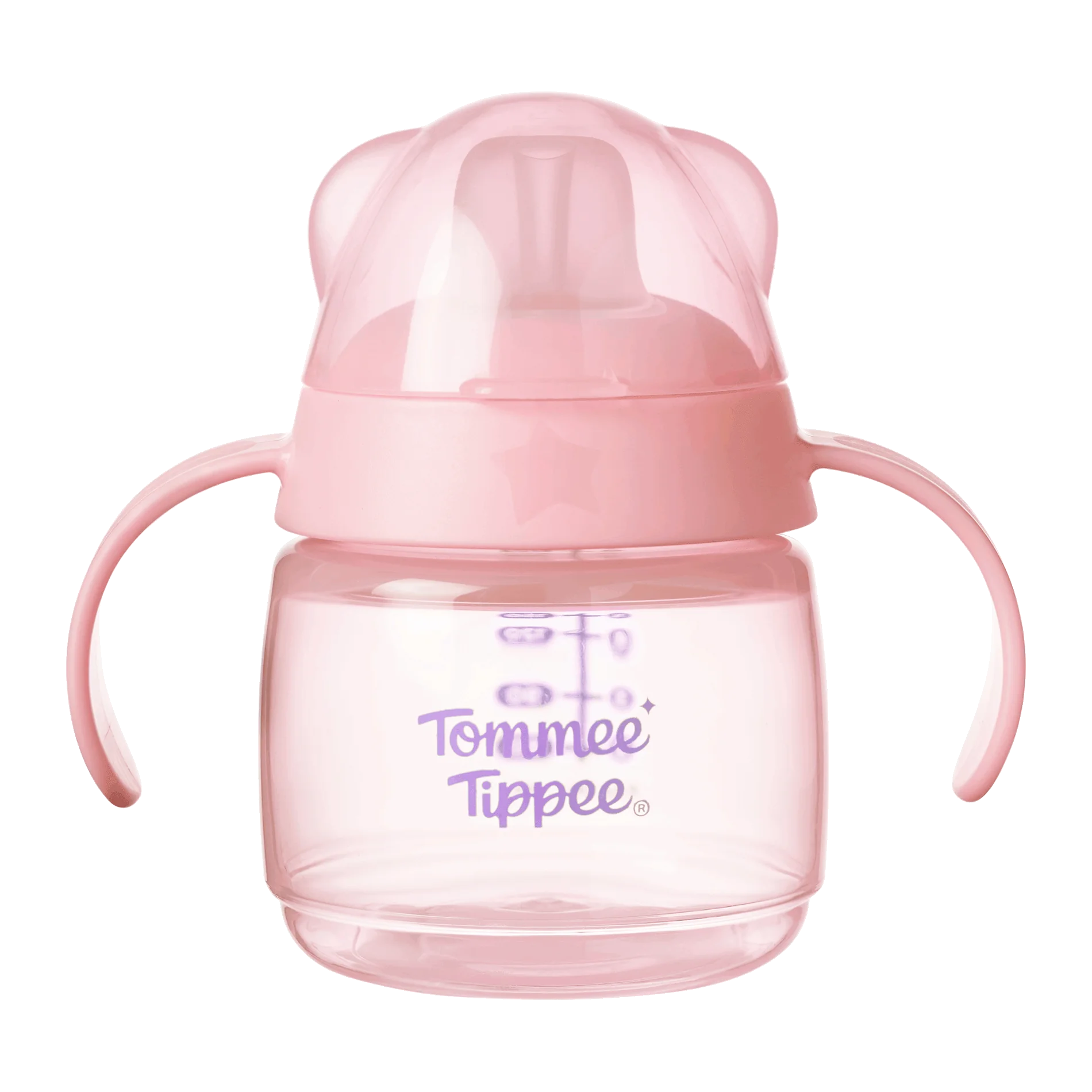 Tommee Tippee Transition netečúci hrnček 150 ml 4m+ ružový 1 set