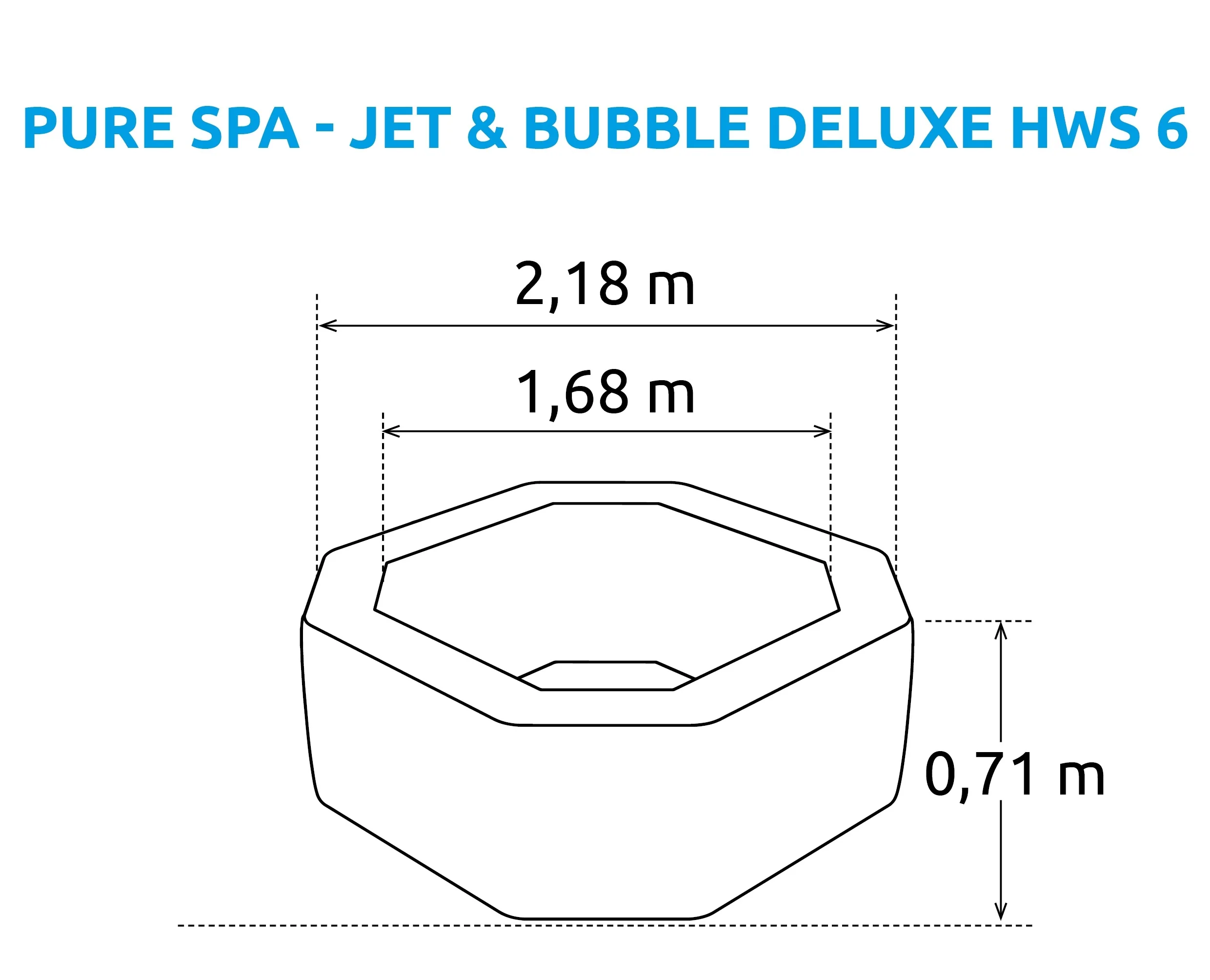 Nafukovacia vírivka Marimex Pure Spa - Jet & Bubble Deluxe HWS 6 Intex 28462EX 11400256